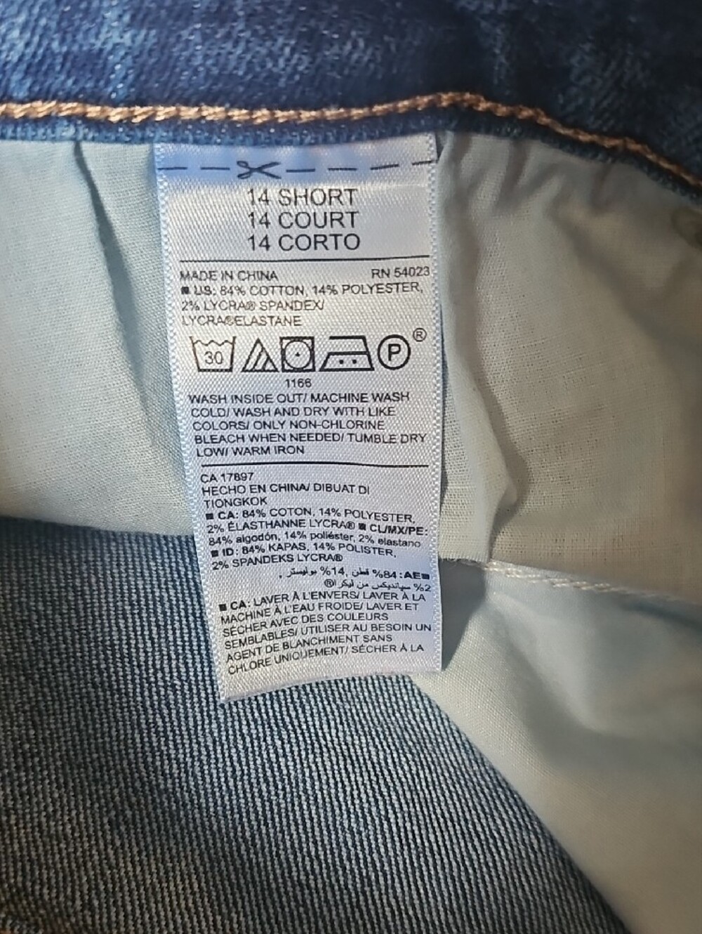Old Navy Curvy Bootcut Blue Boot Cut Jeans. 14 SHORT. - Picture 4 of 8